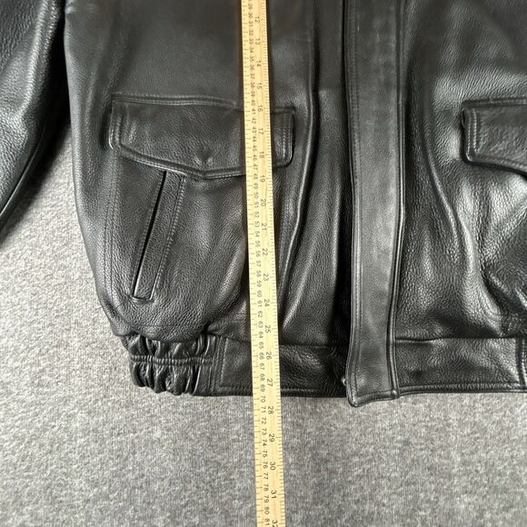Oxford Leather Shop Type A-2 Flight Bomber Jacket Men's Sz 50 XL USAF Insulated - Picture 13 of 13